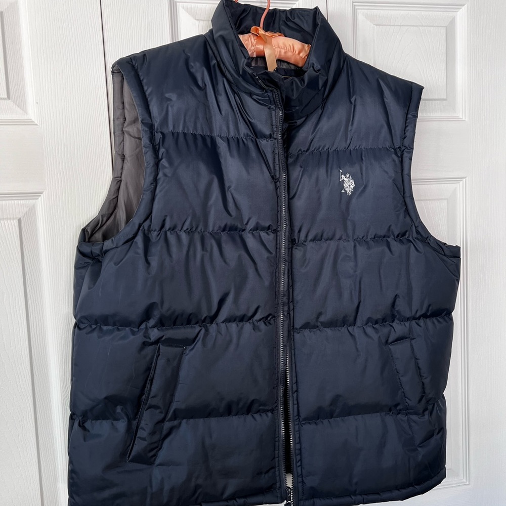 Polo puffer vest size XL Navy Blue